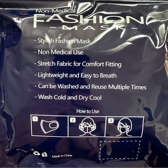 🔴 5 for $10 ONE Minky Accessories Floral Non-Medical Fashion Face Mask - Picture 2 of 2